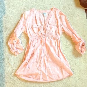 Pink maternity top